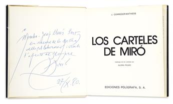 (MIRÓ, JOAN.) Corredor-Matheos, J. Los Carteles de Miró.